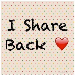 If you share, I share, We all share together!!😄💜